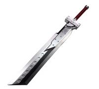 damdos Halloween Prop Cloud Strife Buster Sword Remake Sword,Zack Fair Sword Weapon Cosplay Prop PU Foam Gift