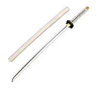 damdos Halloween Prop for Weapon Cosplay Sword Roronoaa Zoro PU Rubber Samuraiay Swords Birthdays Gifts (White)
