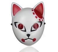 damdos Maschera per cosplay di Halloween per Makomo Tanjirou Sabito Maschere Cosplay Regali di compleanno (Tanjirou)