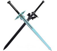 damdos Puntello per Halloween in schiuma di poliuretano 80 cm scura Repulser Kirito Kirigaya spada Kirigaya Kazuto Cosplay Yuuki Asuna spada nera (2 pezzi/set)