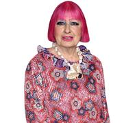 Dame Zandra Lindsey Rhodes (Long Dress) Half Body Buddy Cutout