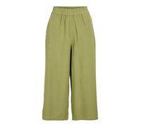Damen Culottes Palazzo Hose elastischer Bund weites Bein