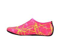 Damen Herren BarfußSchuhe Schnell Trocknend Badeschuhe Fashion Leichtgewicht Strandschuhe Dauerhaft Bequeme Fitnessschuhe Alltags Ultra-Bequemer Yogaschuhe Flexibel Und Biegsam, Heißes Rosa, XX-Large