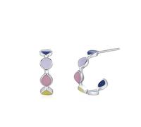 Damen Ohrringe Set Silber, Ohrringe Silber 925 Groß Vintage Geometrisch Geschenk für Damen