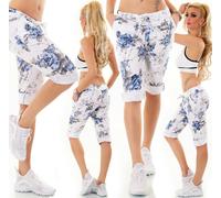 Damen Shorts Corti Pantaloni Bermudas Capri