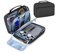 Damero Custodia da trasporto per 2 stetoscopi, custodia per stetoscopio portatile compatibile con stetoscopio 3M Littmann/ADC/Omron e accessori per infermiere (Nero)