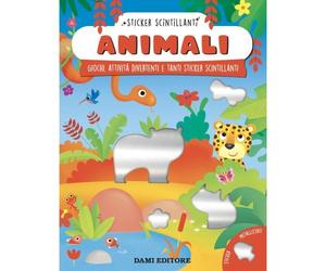Dami Editore DME56496A Sticker Scintillanti - Animali