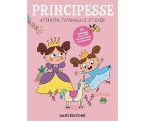 Dami Editore DME58189A Attività, Tatuaggi e Sticker - Principesse