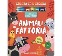 Dami Editore DME58458A Colora con L'Acqua - Animali della Fattoria