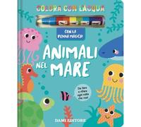 Dami Editore DME58459A Colora con L'Acqua - Animali del Mare