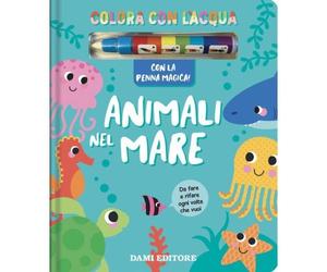 Dami Editore DME58459A Colora con L'Acqua - Animali del Mare