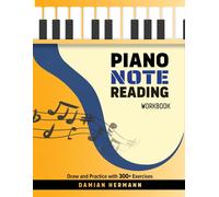 Damian Hermann Piano Note Reading Workbook (Tascabile)