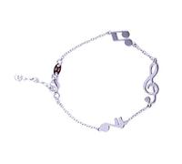 Damiano Argenti Bracciale in Argento 925 con Note Musicali