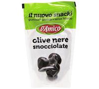 D'Amico Olive Nere Snocciolate Senza Glutine 24 Buste da 75gr