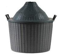 DAMIGIANA 3 X CESTE Fodero in PLASTICA LT.54