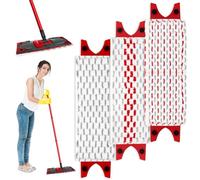 DAMIII Set di 3 panni di ricambio in microfibra per mocio | Copertura per mocio Vileda Ultramax/UltraMax Plus/Easy Wring UltraMax, facile da attaccare, per rimuovere tutte le macchie