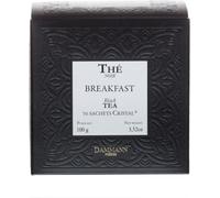 Dammann Breakfast Tea Cristal Teabags (Pack of 1, Total 50 Teabags)