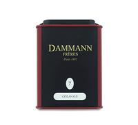 Dammann Ceylan O.P., Tè Nero Ceylon dello Sri Lanka, Tè Nero Qualità Orange Pekoe, Perfetto Tè per il Pomeriggio, Tè Sfuso in Latta, 100 Grammi, Dammann Frères
