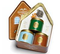 DAMMANN FRERES COFANETTO IN LATTA CANDY CHRISTMAS CON ASSORTIMENTO DI TE' E INFUSO 120GR