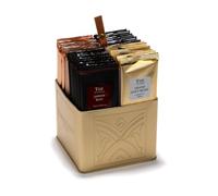 Dammann Frères | Cofanetto Metallo Assortimento Tè in 4 Gusti | 32 Bustine Tè Neri e Verdi con Aromi (64 Gr) | Confezione Regalo Tè