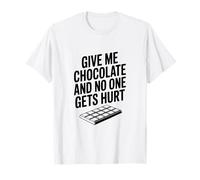 Dammi Cioccolato e Nessuno Si Fa Male Maglietta