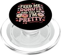 Dammi da mangiare ciambelle e dimmi che sono un amante del buon cibo PopSockets PopGrip per MagSafe