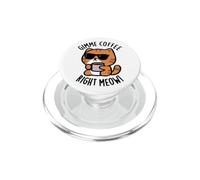 Dammi il caffè Right Meow Divertente gioco di parole per gatti PopSockets PopGrip per MagSafe
