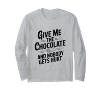Dammi Il Cioccolato e Nessuno Si Fa Male Maglia a Manica