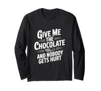 Dammi Il Cioccolato e Nessuno Si Fa Male Maglia a Manica