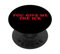 Dammi il male Funny Y2K PopSockets PopGrip Adesivo