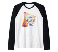 Dammi Il Ritmo e Libera la mia Anima Voglio Ottenere Rock'N Roll Maglia con Maniche Raglan
