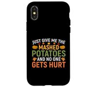 Dammi solo il purè di patate e nessuno si fa male Custodia per iPhone X/XS