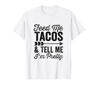 Dammi Tacos e dimmi Che Sono Carina Cinco De Mayo Maglietta