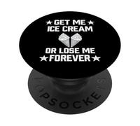 Dammi un gelato o perdimi per sempre PopSockets PopGrip Adesivo