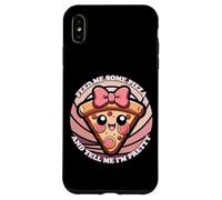 Dammi un po' di pizza e dimmi che sono carina Custodia per iPhone XS Max