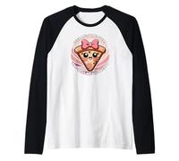 Dammi Un po' di Pizza e dimmi Che Sono Carina Maglia con Maniche Raglan