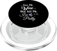 Dammi vino e dimmi che sono carina PopSockets PopGrip per MagSafe