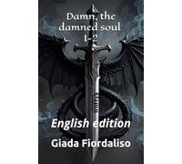 Damn, the damned soul 1-2 - cover with black dragon and color internal pages with an illustration of a black dragon in the background (the text size is small and white): English edition