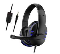 DaMohony Cuffie Stereo da Gioco con Microfono per Xbox One / PS4, Cuffie per PC Over-ear, Jack da 3,5 mm, Controllo Volume, per PS4 / Xbox One S/Xbox One/Nintendo Switch/PC/Mac