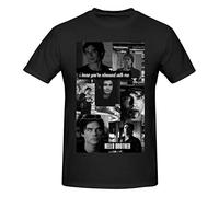 Damon T-Shirt Salvatore a Maniche Corte da Uomo T-Shirt a Maniche Corte da Esterno T-Shirt Girocollo