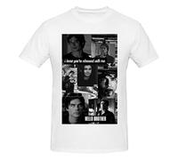 Damon T-Shirt Salvatore a Maniche Corte da Uomo T-Shirt a Maniche Corte da Esterno T-Shirt Girocollo