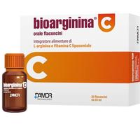 Damor - Bioarginina C Orale 20 Flaconcini con L-Arginina e Vitamina C Liposomiale - Integratore Alimentare