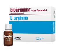 Damor Bioarginina Orale 20 Flaconcini con L Arginina Integratore Alimentare in