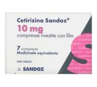 Damor - Cetirizina 10 mg - Per La Rinite E L'Orticaria 7 Compresse Rivestite