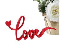 d'Amore in Legno - Romantica Decorazione da Tavolo con Design a Lettere, Eleganti cartelli d'Amore, Ideali per la casa, la Camera da, L'Ufficio, l'hotel, Le celebrazioni, Il Centro del