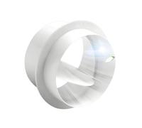 Damper del backdraft manuale per il sistema di ventilazione della ventola per ventola per estrattore di condotte HVAC Controllo dell'aria non restituzione Valvola arretrata Prevenzione d bianco 125mm