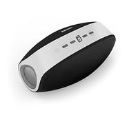 Damson Vulcan - Cassa Bluetooth Wireless Portatile Con Bassi Potenti, Bianco/Nero