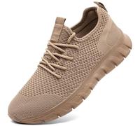 Damyuan Scarpe da ginnastica da uomo, scarpe da corsa, scarpe da ginnastica, da trekking, da tennis, per attività all'aria aperta, marrone Kk, 48 EU
