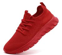 Damyuan Scarpe da ginnastica da uomo, scarpe da corsa, scarpe da ginnastica, da trekking, da tennis, per attività all'aria aperta, Ii rosso, 43 EU