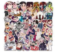 Dan Da Dang Adesivi, 50 Pcs Dandadans Anime Figura DIY Stickers Impermeabili in Vinile Per Feste, Scrapbook, Quaderni, Skateboard Per Adolescenti E Studenti